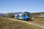 Am 28. Dezember 2018 ist 5062 003 als SB 8658 (Weiz Nord - Gleisdorf) unterwegs und wird in wenigen Augenblicken den Bahnhof Unterfladnitz erreichen.