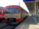 Ein GKB Zug nach kflach steht in Graz HBF am 14.07.06