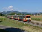 Am 11.08.2013 wurde der Abschied der GKB-Baureihe VT 70 (LHB VT 2E, SGP-Lizenzbau)  mit einem geschmückten Tandem, bestehend aus VT 70 09 und VT 70 10 gewürdigt.