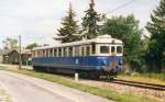 5144.04 am 19.Juni 1993 kurz nach dem Bf. Perchtoldsdorf in Richtung Waldmhle fahrend. (Scan vom Fotopositiv) 

