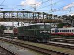 Die 1010 010 am 11.07.2009 bei einer Rangierfahrt im Salzburger Hbf.