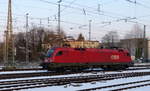 Taurus ÖBB 1016 017 von ÖBB rangiert in Aachen-West.