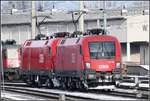 1116 126-4 und 1016 006-9 in Buchs SG. (03.01.2019)