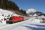 1116 126 mit einem  EC  am 12. Februar 2022 kurz nach Hochfilzen in Tirol.