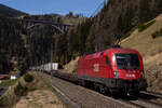 1016 045-7 bei St. Jodok am Brenner. 14.4.22