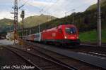 1016 007-5 verlsst mit REX 1514 Schwarzach-St.Veit - Innsbruck Hbf. ihren Startbahnhof (sterreichurlaub 16.08.09)