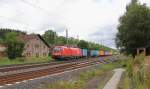 1016 008-3 mit Containerzug in Fahrtrichtung Sden.