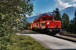 1020 018-6 hält mit dem SR 17076 (Spittal-Millstättersee - Mallnitz-Obervellach), im Bahnhof Penk.
Aufgenommen am 28.7.2016.