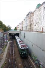 Am Wochenende des 8./9.Oktober 2011 bespannte nun endlich die 1040 01 die Ernstbrunner Nostalgiezge von Wien nach Korneuburg.
