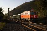 Mit den letzen Sonnenstrahlen, fhrt 1042 023 mit Sdz D 17636 von Mrzzuschlag nach Wien FJB.