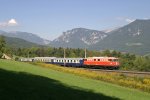 1042.23 mit S.Z. mit Rax und Schneeberg im Hintergrund bei der Steinbauerwiese am Eichberg. 7.9.13