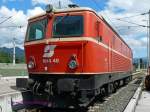 BB 1044.40 bei der Fahrzeugausstellung zur Feier 150 Jahre-Eisenbahn-in-Tirol     24.08.2008 Wrgl  
