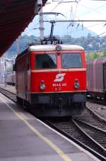 Ich war sehr berrascht, als die 1044.40 am 02.Juni 2009 mit dem BB EC 690 von Klagenfurt in Salzburg ankam.
