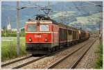 Die letzte Blutorange 1044, 1044 094 fhrt mit dem Gterzug 91225 in Richtung Villach.