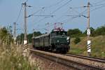 Anllich der E-Lok Tage im Eisenbahnmuseum in Strahof wurde am 13.06.2011 dieser Sonderzug mit 1062.07 in Verkehr gesetzt. Die Aufnahme entstand, wie so viele andere auch, kurz vor Helmahof.