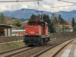 Judendorf Straßengel. Am 12.10.2020 fuhr die ÖBB 1063 032 als Lokzug durch Judendorf Straßengel.
