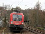 Taurus ÖBB 1116 171  von ÖBB kommt aus Richtung Aachen-West mit einem Güterzug aus Antwerpen-Waaslandhaven(B) nach Linz-Voestalpine(A) und fährt durch Aachen-Schanz in Richtung Aachen-Hbf,Aachen-Rothe-Erde,Stolberg-Hbf(Rheinland)Eschweiler-Hbf,Langerwehe,Düren,Merzenich,Buir,Horrem,Kerpen-Köln-Ehrenfeld,Köln-West,Köln-Süd. Aufgenommen vom Bahnsteig von Aachen-Schanz. 
Bei Regenwolken am Nachmittag vom 8.2.2019.