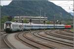 Nachschuss auf den Modellbahngerechten EC86  TIEPOLO  nach  Venezia Santa Lucia. Aufgenommen am 28.06.07 in Kufstein.