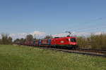 1116 104 aus München kommend am 21. April 2021 bei Brannenburg im Inntal.