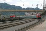 Der  Modellbahn gerechte  EC 87  TIEPOLO , von Mnchen nach Venezia Santa Lucia, wurde am 30.06.07 von der 1116 164 von Mnchen zum Brenner bespannt. 