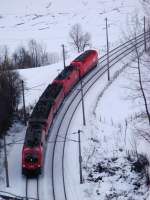 Lokzug mit zwei BR 1116, zwei 1144er und einer 1216 bei St.