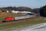 1116 039 mit EC 114 bei Traunstein (26.01.2008)