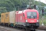 Eine der berraschungen des Tages, der BB Taurus mit ihrem gemischten Gterzug in Kln West, aufgenommen am 11.07.2009