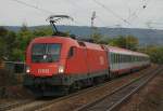 1116 182-5 mit EC 112, Klagenfurt Hbf - Frankfurt(M) Hbf, in Heidelberg Pfaffengrund/Wieblingen.