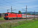 1116 236  Ex-ITL  am EC 565 nach Wien West hier in Hohenems.