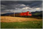 1116 036 fhrt mit Gterzug 54565 von Bruck nach Villach.