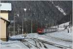 1116 150 fhrt mit EC 111 (Mnchen - Klagenfurt) im Bahnhof Mallnitz-Obervellach ein.