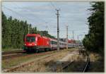 OIC 535 „Stadtgalerie Klagenfurt“ am 14.8.2006 von Wien auf dem Weg nach Villach bei der Durchfahrt in Wien Liesing.