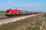 1116.117, unterwegs mit DRV 13117 (Moskva-Nice) am 21.03.2014 kurz vor Tallesbrunn.