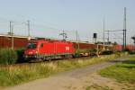 ÖBB 1116 254-4 mit einem Containerzug am 17.07.2014 in Köln Porz Wahn.