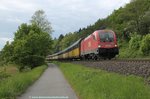 1116 108 ÖBB mit Altmannzug bei Erzhausen am 16.05.2016