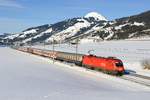 Der D 13813 AlpenExpres von Amsterdam nach Bischofshofen konnte am 14.