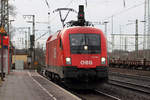 ÖBB 1116 050 durchfährt Duisburg-Bissingheim.Gruß zurück an den TF.