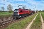 1116 229 schiebt den railjet 60 (Budapest - Mnchen) Richtung Wien Meidling.