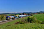 1116 157 mit RJ 698 am 30.04.2017 bei Pöndorf.