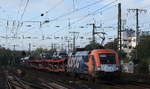 Am 11.10.2020 zog die Roco Werbelok 1116 199 von ÖBB den NJ420/40490 nach Düsseldorf Hbf durch Köln-Mülheim. 