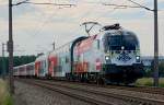 1116 246  Bundesheer  vor dem Regionalzug 2229 von Satov nach Wiener Neustadt Hbf. Fotografiert am 18.06.2008 zwischen Stockerau und Korneuburg. 