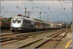 Werbelok Siemens 1116 038 fhrt mit IC 539  Therme Nova Kflach  von Wien Sd nach Villach.
Zeltweg 26.07.2008