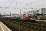 Der Bundesheer Taurus 1116 246 mit EC 111 am 19.09.2009 bei der Durchfahrt in Mnchen Ost.