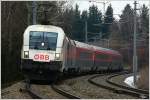 1116 264  3  als Vorspann vor dem RJ 630 (Villach - Wien Meidling)   Zeltweg 23.3.2013