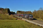 1116 158 mit einem Railjet am 10.12.2016 bei Eugendorf.