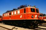 1141.009 auf der Ausstellung zum 150-jhrigen Jubilum der Eisenbahn in sterreich im Jahre 1987 in Wien.