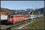 1142 564 + 1142 589 mit G47407 in Stübing am 11.01.2019.