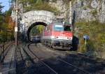 1142 613 passiert am 10.10.2008 mit IC550  Fachhochschule Joanneum  (Graz-Wien Sd)den Krausel Tunnel und wird in Krze Breitenstein erreichen.
