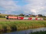 1142 567 hat am 09.08.2011 mit dem Rex 3912
soeben den Bahnhof Wartberg/Kr. verlassen.