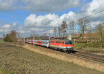 1142 615 mit einem REX am 04.03.2016 bei Kimpling.  